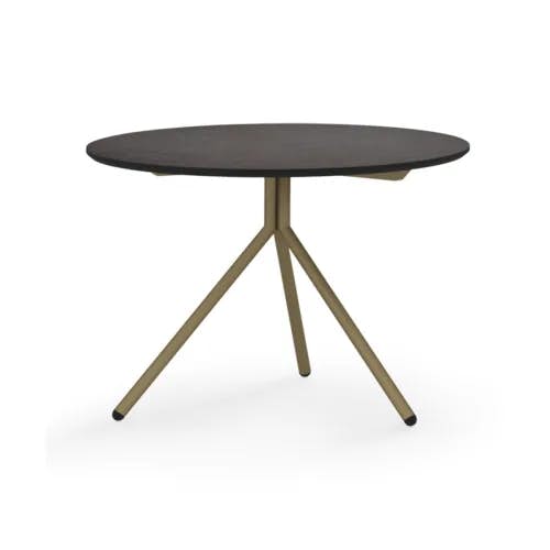 MAMAGREEN Bono Low Table | Frame: Aluminum, Neo Brass | Tabletop: Slate