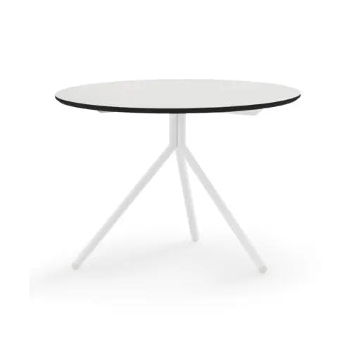 MAMAGREEN Bono Low Table | Frame: Aluminum, White | Tabletop: Alpes White