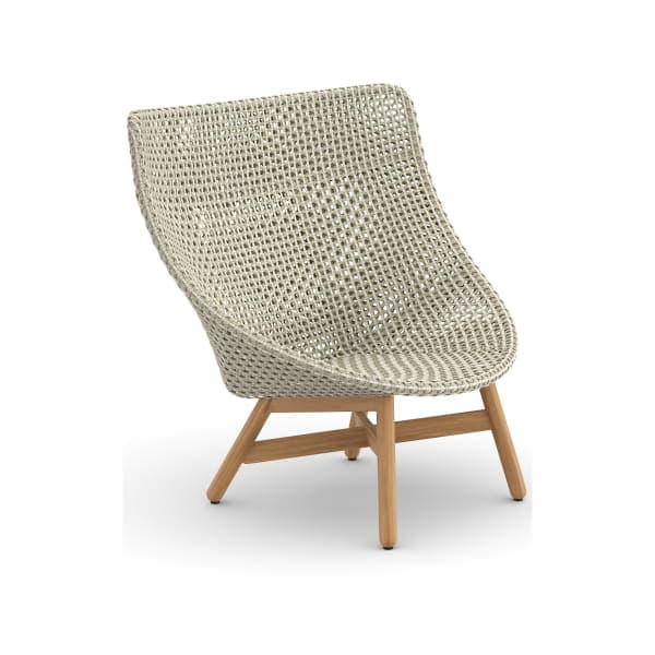 Woven Wicker DEDON Fiber Sea Salt | Teak Base