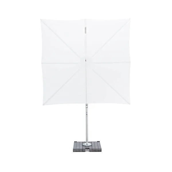 Upright Canvas Front View: European Side Arm Solo | Square | 90° Straight