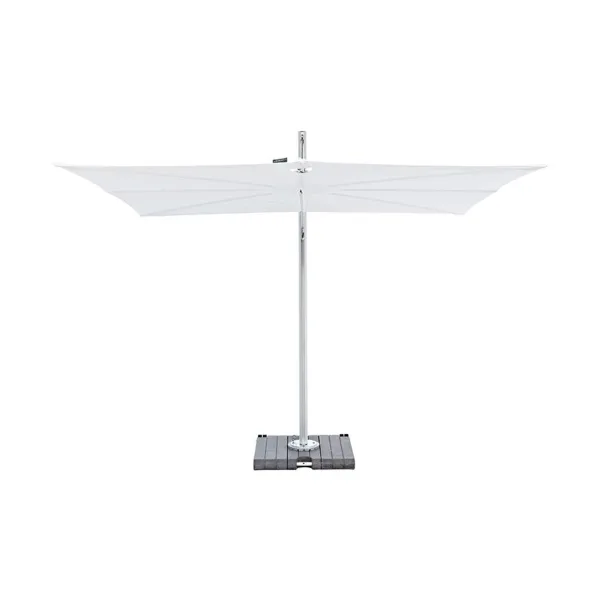 Front View: European Side Arm Solo | Square | 90° Straight