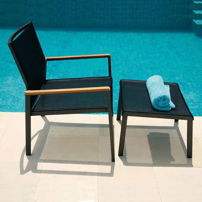Aura | Club Chair and Footstool