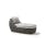Ash Grey Curved Chaise