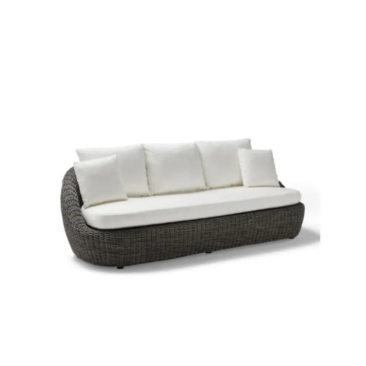 3-Seater Curved Sofa